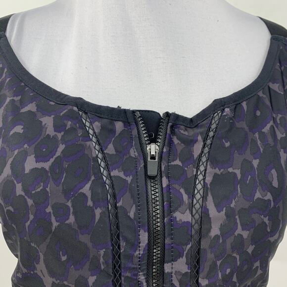 Fabletics Sports Bra Women L Large Multi Zoe High Impact Front Zip Crossback - Picture 5 of 13